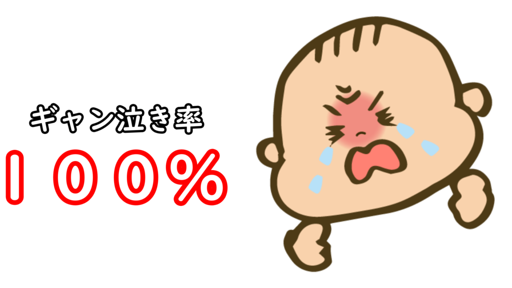 ギャン泣き１００%